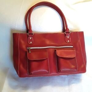 Victoria's Secret Burgundy Red Purse Shoulder Hand Bag Tote